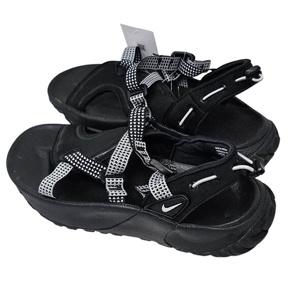 Nike Women's Oneanta Sandals, Black/Pure Platinum/Wolf Grey, Size 6 - Picture 2 of 4